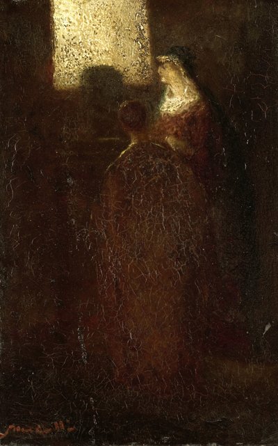 Przy ołtarzu autorstwa Adolphe Joseph Thomas Monticelli