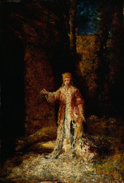 Lady Makbet autorstwa Adolphe Joseph Thomas Monticelli