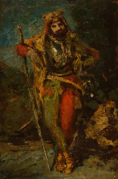 Mefisto z Opery Faust autorstwa Adolphe Joseph Thomas Monticelli