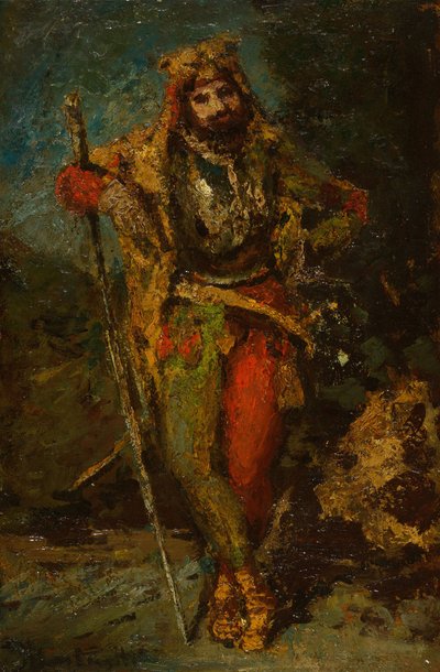 Mefisto z opery Faust autorstwa Adolphe Joseph Thomas Monticelli
