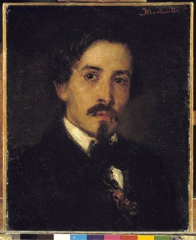 Domniemany portret malarza Ferdynanda Violi, 1859 (olej na płótnie) autorstwa Adolphe Joseph Thomas Monticelli