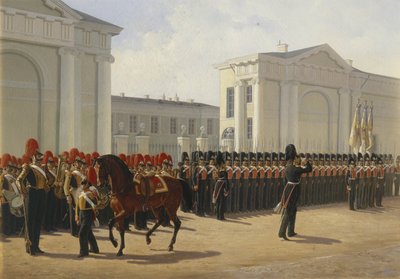 Pułk Leib Guard Izmailovo, 1846 autorstwa Adolphe Ladurner