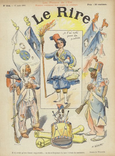Ilustracja do Le Rire autorstwa Adolphe Leon Willette