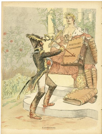 Ilustracja przedstawiająca Adolphe dit Willette (1857-1926) w Le Rire, nr. 264 autorstwa Adolphe Leon Willette