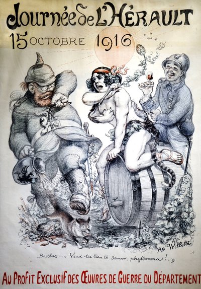 "Dzień Herault autorstwa Adolphe Leon Willette
