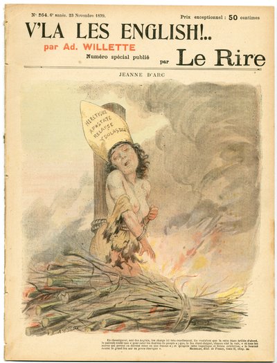 Śmiech, numer 264, Satyryczny w kolorach autorstwa Adolphe Leon Willette