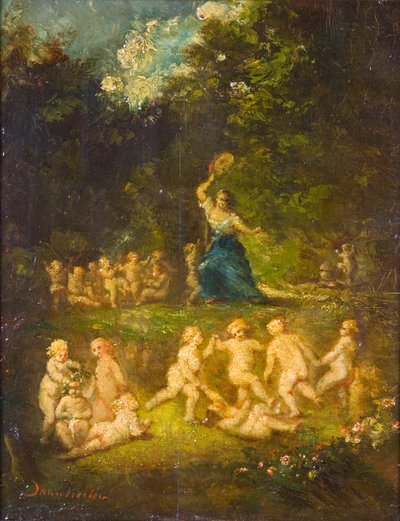 „Igraszki”, 1844-1886 autorstwa Adolphe Monticelli