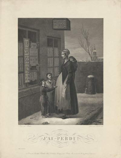 Przegrałem!, 1824 autorstwa Adolphe Roehn