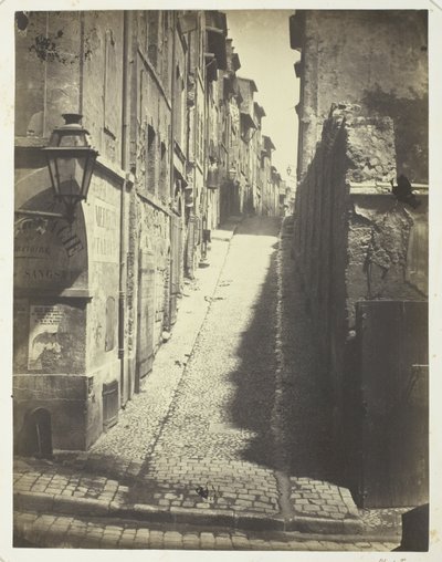 Rue des Grands Carmes, widok z Rue Ste. Marthe autorstwa Adolphe Terris