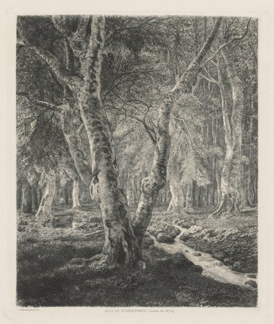 Pierrefonds Woods autorstwa Adolphe Théodore Jules Martial Potémont