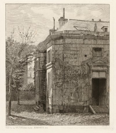 Ulica Zwycięstwa (70). Hotel Bonaparte autorstwa Adolphe Théodore Jules Martial Potémont