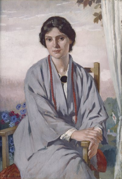 Portret May Aimee Smith autorstwa Adolphe Valette