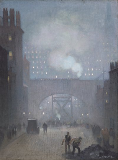 York Street prowadząca do Charles Street w Manchesterze autorstwa Adolphe Valette