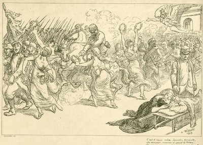 Pieśń Girondiusa autorstwa Adolphe Willette