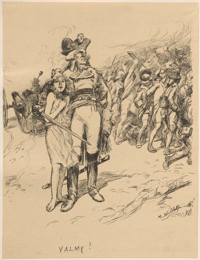 Valmy autorstwa Adolphe Willette