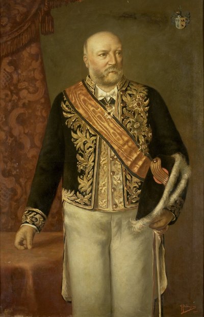 Cornelisa Pijnackera Hordijka (1847-1908). Generalny Gubernator (1888-93) autorstwa Adriaan Boudewijnse