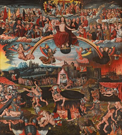 Sąd Ostateczny, 1526. autorstwa Adriaan Moreels and Pieter Van Boven