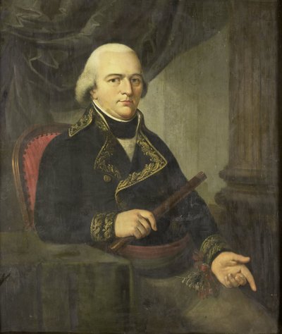Portret Pietera Gerardusa van Overstratena, generalnego gubernatora Holenderskich Indii Wschodnich autorstwa Adriaan de Lelie (attributed to)
