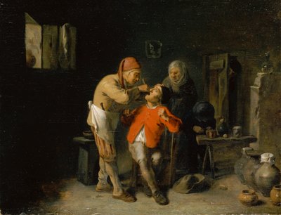 U dentysty autorstwa Adriaen Brouwer