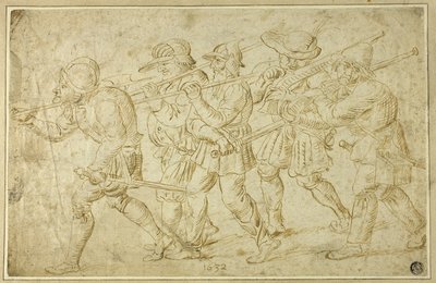 Piechota autorstwa Adriaen Brouwer