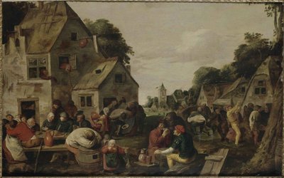 Kermesse. autorstwa Adriaen Brouwer