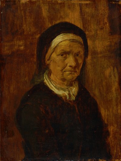Stara kobieta autorstwa Adriaen Brouwer
