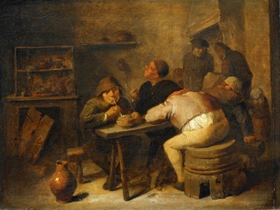 Tabagie - Wnętrze domu publicznego ... autorstwa Adriaen Brouwer