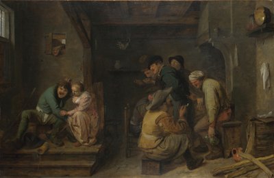 Scena Karczmy, ok. 1930 r. 1635 autorstwa Adriaen Brouwer
