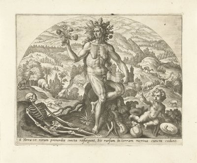Gleba Cztery żywioły (tytuł serii) autorstwa Adriaen Collaert