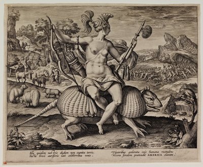 Ameryka autorstwa Adriaen Collaert