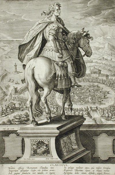 Klaudiusz autorstwa Adriaen Collaert