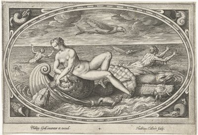 Galatea Zeegoden (tytuł serii) autorstwa Adriaen Collaert