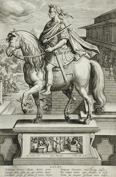 Galba autorstwa Adriaen Collaert