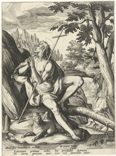 Jan Chrzciciel autorstwa Adriaen Collaert