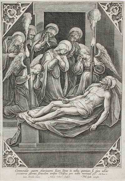 Lamentacja autorstwa Adriaen Collaert