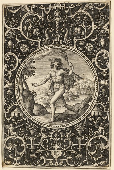 Merkury autorstwa Adriaen Collaert