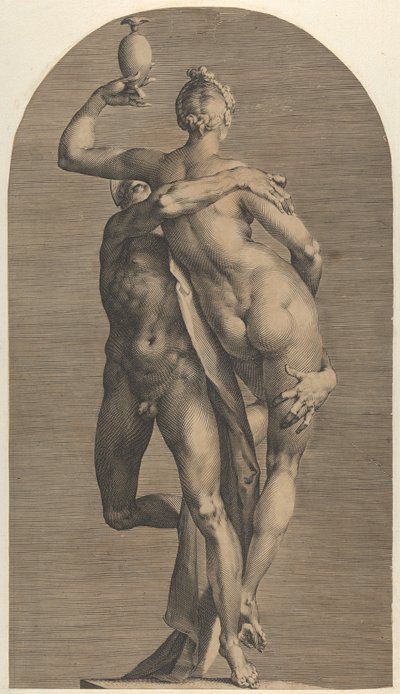 Psyche uprowadzające rtęć, ca. 1622. autorstwa Adriaen Collaert