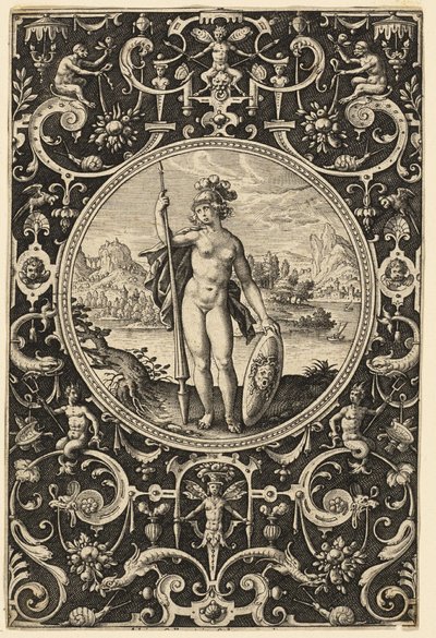 Minerwa autorstwa Adriaen Collaert