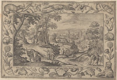 Rozesłanie Apostołów, ca. 1584. autorstwa Adriaen Collaert