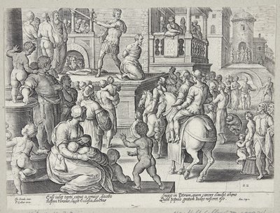 Ścięcie św. Jakuba autorstwa Adriaen Collaert