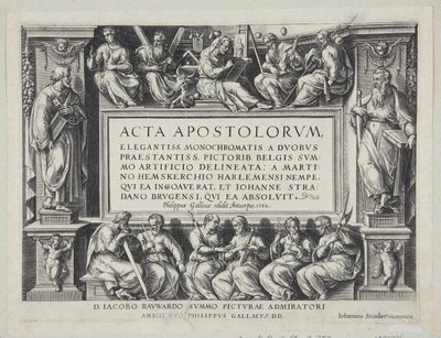 Strona tytułowa autorstwa Adriaen Collaert