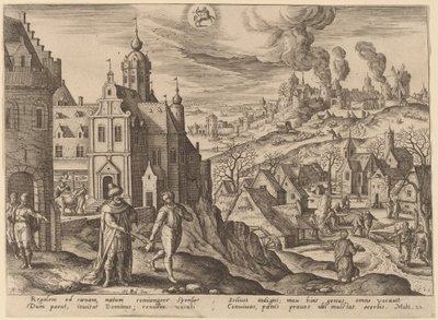 Przypowieść o królestwie niebieskim autorstwa Adriaen Collaert after Hans Bol