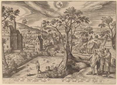 Przypowieść o siewcy autorstwa Adriaen Collaert after Hans Bol