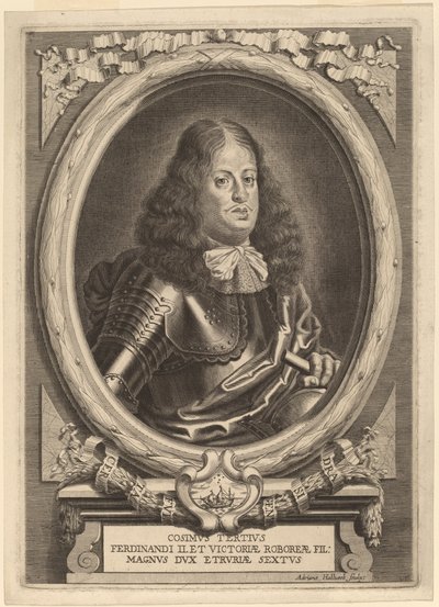 Cosimo III, wielki książę Toskanii autorstwa Adriaen Haelwegh