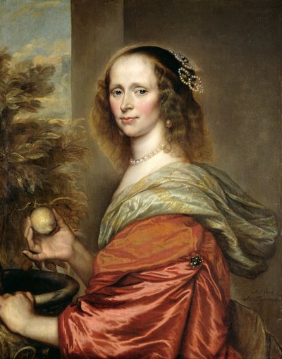 Portret kobiety autorstwa Adriaen Hanneman