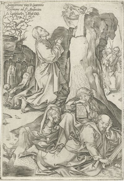 Chrystus w Ogrodzie Getsemani autorstwa Adriaen Huybrechts (I)