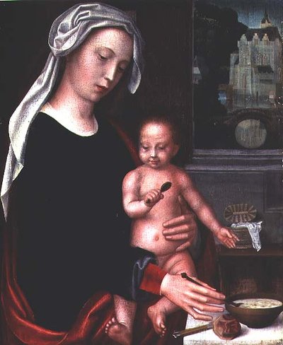 Madonna z Dzieciątkiem (panel) autorstwa Adriaen Isenbrandt or Isenbrant