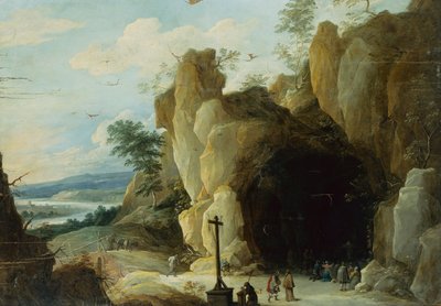 Reszta w ucieczce do Egiptu (ropa) autorstwa Adriaen Isenbrandt or Isenbrant