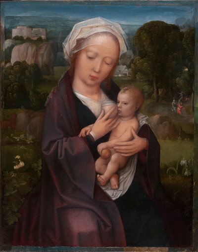 Dziewica z Dzieciątkiem autorstwa Adriaen Isenbrandt or Isenbrant