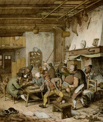 Holenderska tawerna chłopska autorstwa Adriaen Jansz. van Ostade